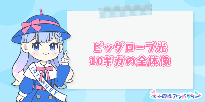 ビッグローブ光10ギガの全体像